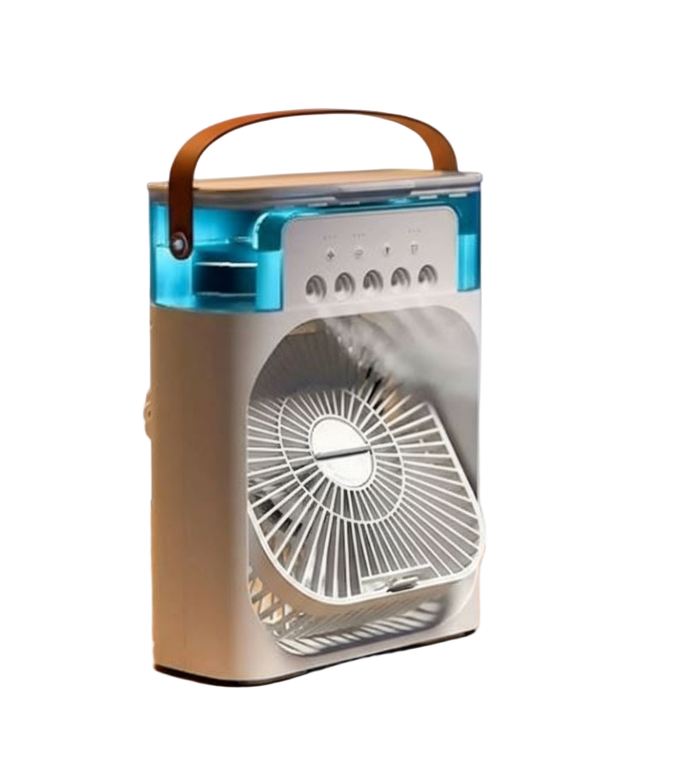 Ventilador Climatizador con pulverizador portátil